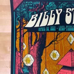 Gig Posters Billy Strings - 2021 Status Serigraph Poster Mobile, AL 4/10 10 Gig Posters Billy Strings - 2021 Status Serigraph Poster Mobile, AL 4/10