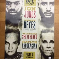 Sold Out Posters Boxing - 2020 Poster Jones Vs Reyes & Shevchenko Vs Chookagian