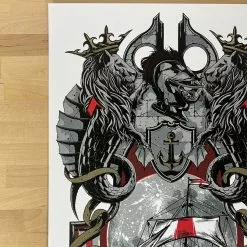 Pearl Jam - 2012 Rhys Cooper Poster Isle Of Wright Festival, GBR S/N Gig Posters