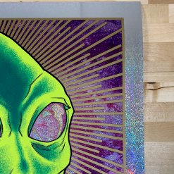 Foil Posters Foo Fighters - 2020 Brian Ewing Poster Cleveland, OH Dot Foil