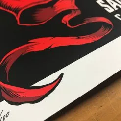 Gig Posters Eddie Vedder - 2014 Brandon Heart Poster Sao Paulo, Brazil Citibank Hall S/N