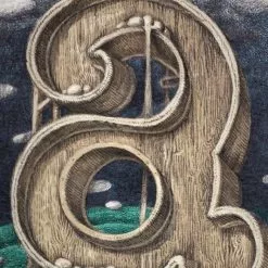 Letter A - 2021 David Welker Poster, Art Print Art Prints