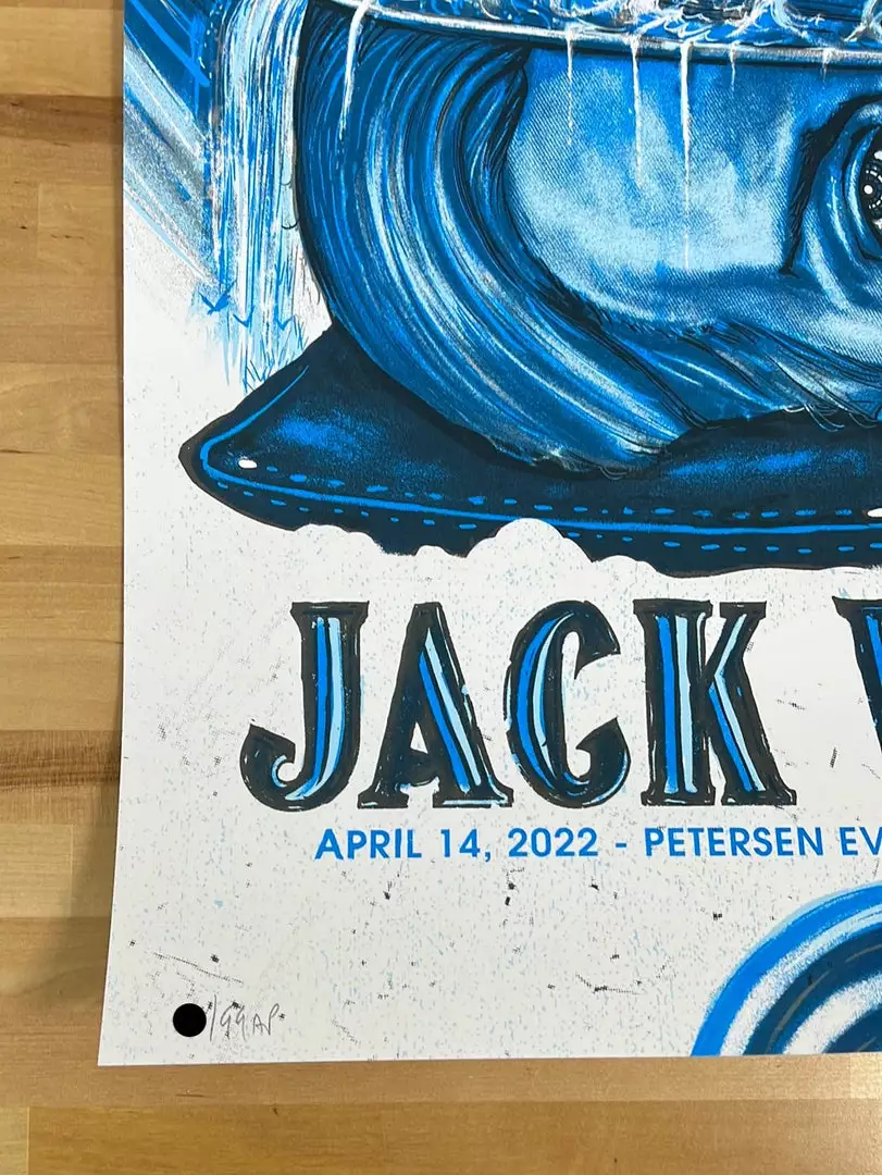 Jack White - 2022 Zeb Love Poster Pittsburgh, PA Gig Posters 8 Jack White - 2022 Zeb Love Poster Pittsburgh, PA Gig Posters