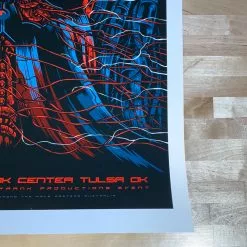 Metallica - 2008 Ken Taylor Poster Tulsa, OK BOK Center