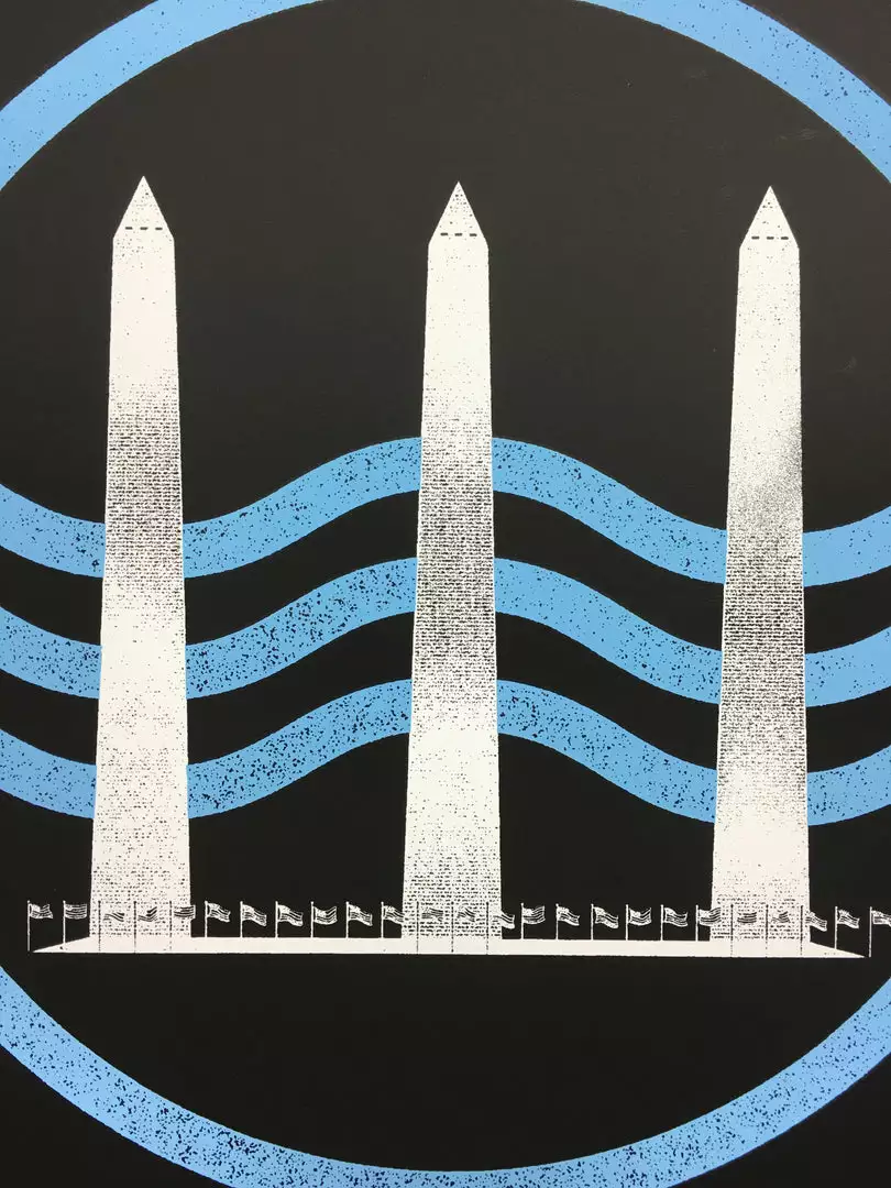 Jack White - 2018 Matthew Jacobson Poster Washington, DC The Anthem Night 1 Gig Posters 4 Jack White - 2018 Matthew Jacobson Poster Washington, DC The Anthem Night 1 Gig Posters