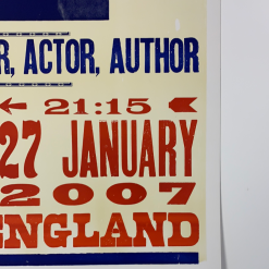 Willie Nelson - 2007 Hatch Show Print 1/27 Poster Manchester, England Gig Posters