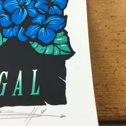 Eddie Vedder - 2014 Brandon Heart Poster Meco, PT Super Bock Super Rock