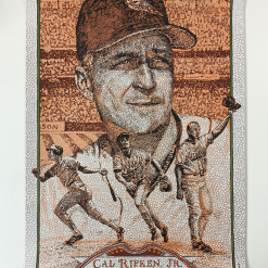 Cal Ripken - 2015 David Welker Poster FugScreens Studios Variant Art Prints 11 Cal Ripken - 2015 David Welker Poster FugScreens Studios Variant Art Prints
