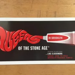 Queens Of The Stone Age - 2013 Kii Arens Poster Brooklyn New York QOTSA 11 Queens Of The Stone Age - 2013 Kii Arens Poster Brooklyn New York QOTSA