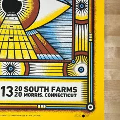 Warren Haynes - 2020 Mike Tallman Poster Morris, CT South Farms Gig Posters