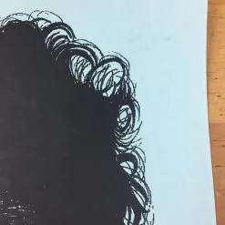 Bob Dylan The Rolling Stone - 2014 Brian Methe Art Print Blue Variant