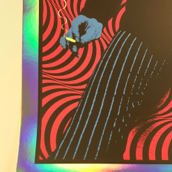 Bob Dylan - 2020 Carl Glover Poster Art Print Rainbow FOIL 420 Posters