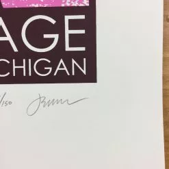 Queens Of The Stone Age - 2013 Jermaine Rogers Poster Detroit Fillmore