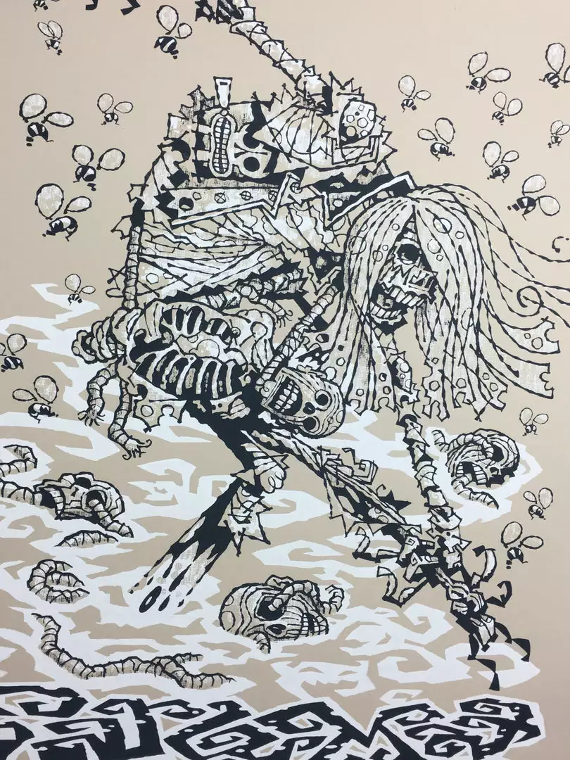 Early Man - 2006 Guy Burwell Poster San Diego, CA The Casbah 3 Early Man - 2006 Guy Burwell Poster San Diego, CA The Casbah