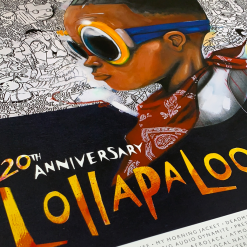 Lollapalooza - 2011 Hebru Brantley Numbered Edition Poster Gig Posters 16 Lollapalooza - 2011 Hebru Brantley Numbered Edition Poster Gig Posters