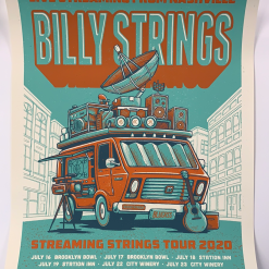 Half Hazzard Press Billy Strings - 2020 Half Hazard Poster Streaming Strings