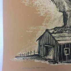 Art Prints Reconstructed Barn Owl - 2013 Dan Grzeca Poster Art Print Burnt Orange