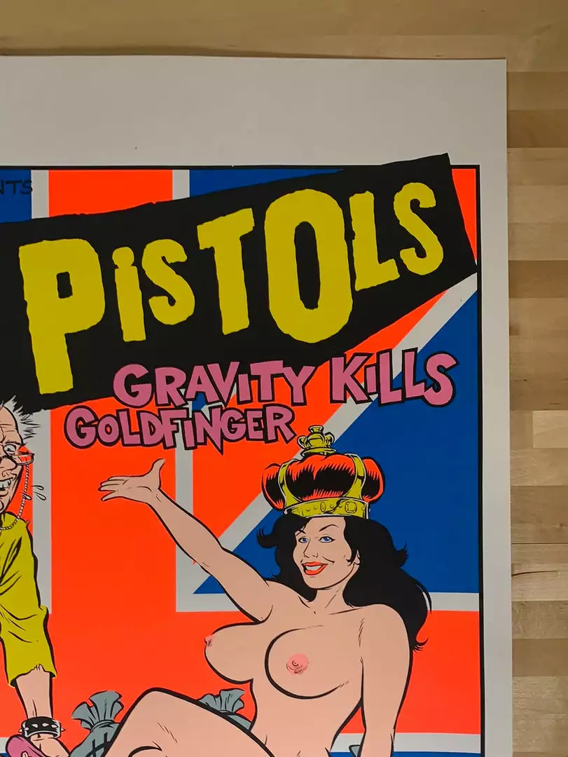 Gig Posters Sex Pistols - 1996 Chris Coop Poster Los Angeles, CA The Palladium 6 Gig Posters Sex Pistols - 1996 Chris Coop Poster Los Angeles, CA The Palladium