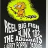 TAZ Blink 182 Reel Big Fish - 1997 T.A.Z. Poster Irvine, CA Bren Center