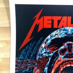 Metallica - 2008 Ken Taylor Poster Tulsa, OK BOK Center