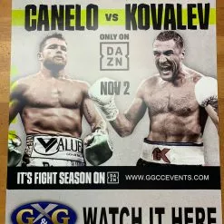 Sold Out Posters Canelo Alvarez Vs. Kovalev - Poster Print Boxing