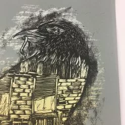 Urban Corvus - 2009 Dan Grzeca Poster Art Print Asphalt Grey Art Prints