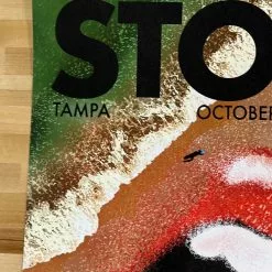 Sold Out Posters Gig Posters Rolling Stones - 2021 Poster Tampa, FL No Filter Tour
