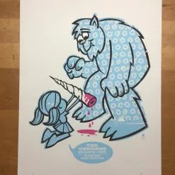 Unicorns - 2004 Methane Studios Poster Atlanta, GA Echo Lounge Gig Posters