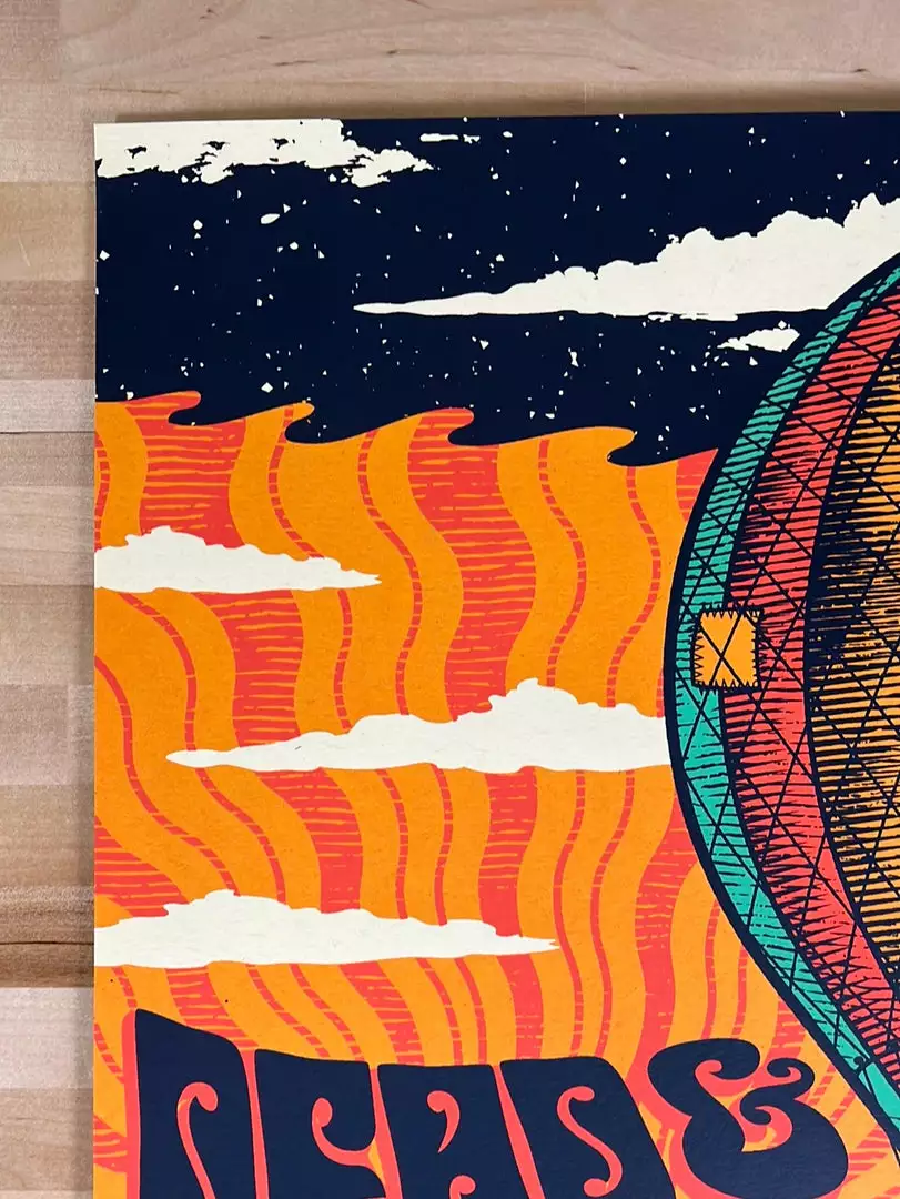 Colorado Dead & Company - 2021 Status Serigraph Poster Red Rocks Morrison, CO 5 Colorado Dead & Company - 2021 Status Serigraph Poster Red Rocks Morrison, CO