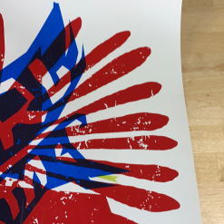 Ames Brothers Gig Posters Pearl Jam - 2005 Ames Design Poster (Damaged) Edmonton, AB, CAN Rexall Place