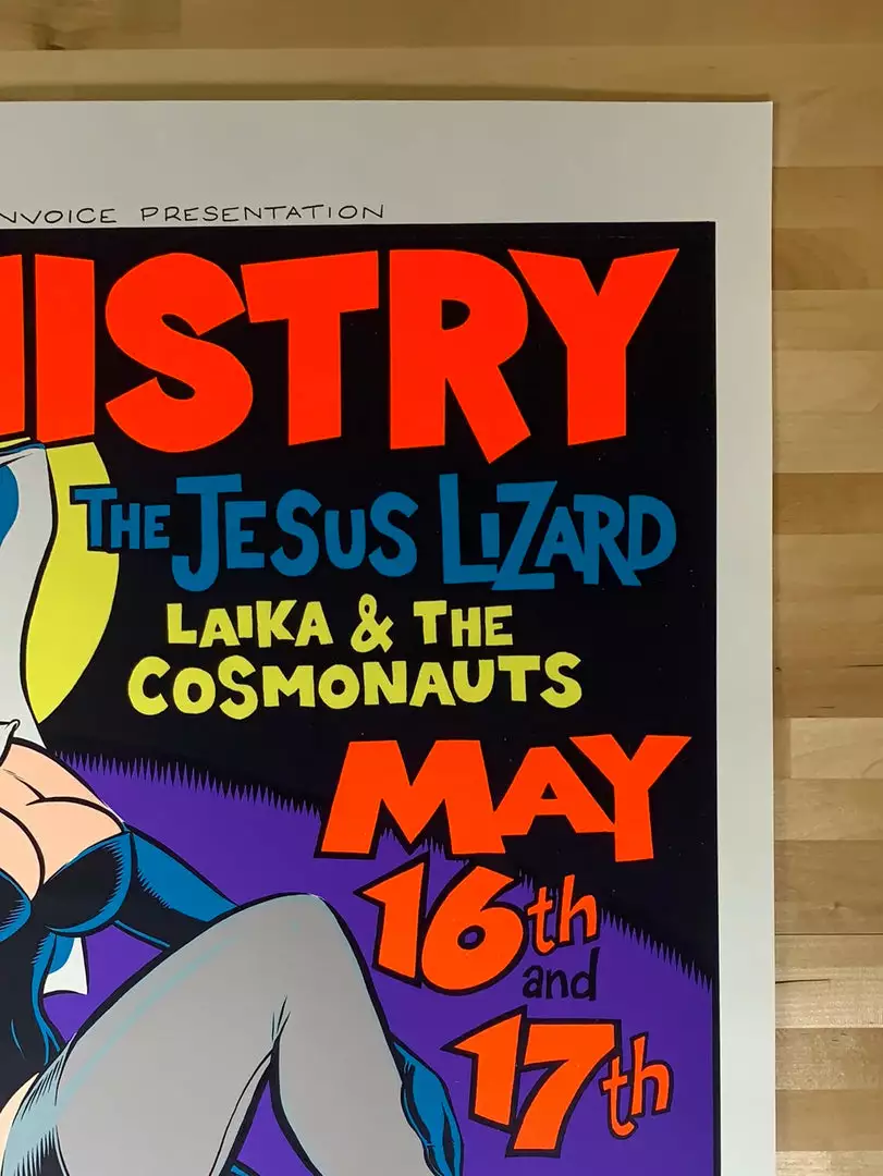 Ministry - 1996 Chris Coop Poster Los Angeles, CA The Palladium 6 Ministry - 1996 Chris Coop Poster Los Angeles, CA The Palladium