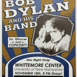 Bob Dylan - 2004 Geoff Gans Poster New Hampshire Whitemore Center