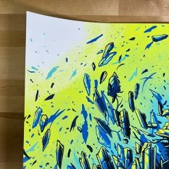 Grey Street - 2022 Dan Mumford Poster Dave Matthews Band (BLUE)