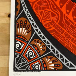 Colorado Widespread Panic - 2008 Jeff Wood Poster Red Rocks Morrison, CO