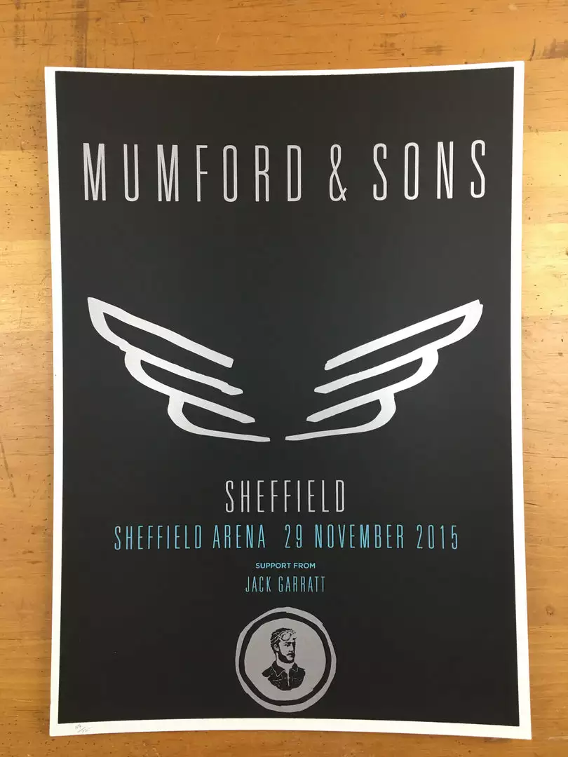 Sold Out Posters Mumford & Sons - 2015 Poster Sheffield, England, UK Sheffield Arena 5 Sold Out Posters Mumford & Sons - 2015 Poster Sheffield, England, UK Sheffield Arena