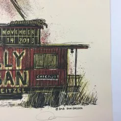 Kelly Hogan W/ Mark Eitzel - 2013 Dan Grzeca Poster Chicago, IL Old Town School