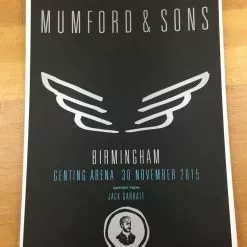 Sold Out Posters Mumford & Sons - 2015 Poster Birmingham, England, UK Genting Arena Gig Posters 12 Sold Out Posters Mumford & Sons - 2015 Poster Birmingham, England, UK Genting Arena Gig Posters