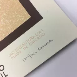 Ben Folds - 2015 Justin Santora Poster Chicago, IL Park West