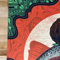 Grateful Dead Phil Lesh - 2018 Status Serigraph Poster Red Rocks, Morrison, CO