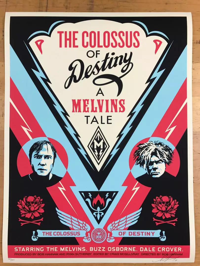 The Colossus Of Destiny: A Melvins Tale - Shepard Fairey 2017 Poster Art Prints 4 The Colossus Of Destiny: A Melvins Tale - Shepard Fairey 2017 Poster Art Prints