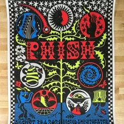 Phish - 2021 Sophy Hollington Poster Nashville, TN Ascend Amp Gig Posters 5 Phish - 2021 Sophy Hollington Poster Nashville, TN Ascend Amp Gig Posters