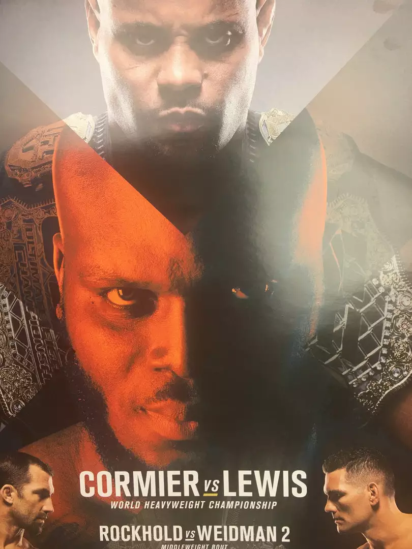 Sold Out Posters UFC 230 2018 Poster Cormier Vs Lewis & Rockhold Vs Weidman 2 5 Sold Out Posters UFC 230 2018 Poster Cormier Vs Lewis & Rockhold Vs Weidman 2