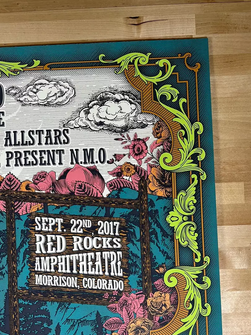 JJ Grey & Mofro - 2017 Derek Hatfield Poster Red Rocks Morrison, CO 6 JJ Grey & Mofro - 2017 Derek Hatfield Poster Red Rocks Morrison, CO