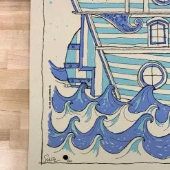 Jack Johnson - 2010 Todd Slater Poster Camden, NJ Susquehanna Bank Center