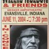 Willie Nelson - 2004 Franks Brothers 6/11 Poster Evansville, IN Gig Posters 2 Willie Nelson - 2004 Franks Brothers 6/11 Poster Evansville, IN Gig Posters