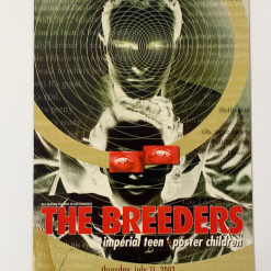 The Breeders - 2002 Frank Wiedemann Poster Fillmore Auditorium San Fran 1st