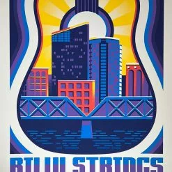 Billy Strings - 2021 2022 Mike Tallman Poster Grand Rapids, MI NYE AP Gig Posters