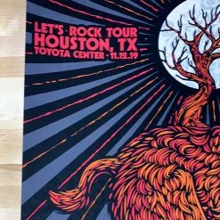 The Black Keys - 2019 Todd Slater Poster Houston, TX Toyota Center