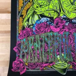 Grateful Dead - 2021 Rhys Cooper Poster Art Print Fluoro Foil 11 Grateful Dead - 2021 Rhys Cooper Poster Art Print Fluoro Foil