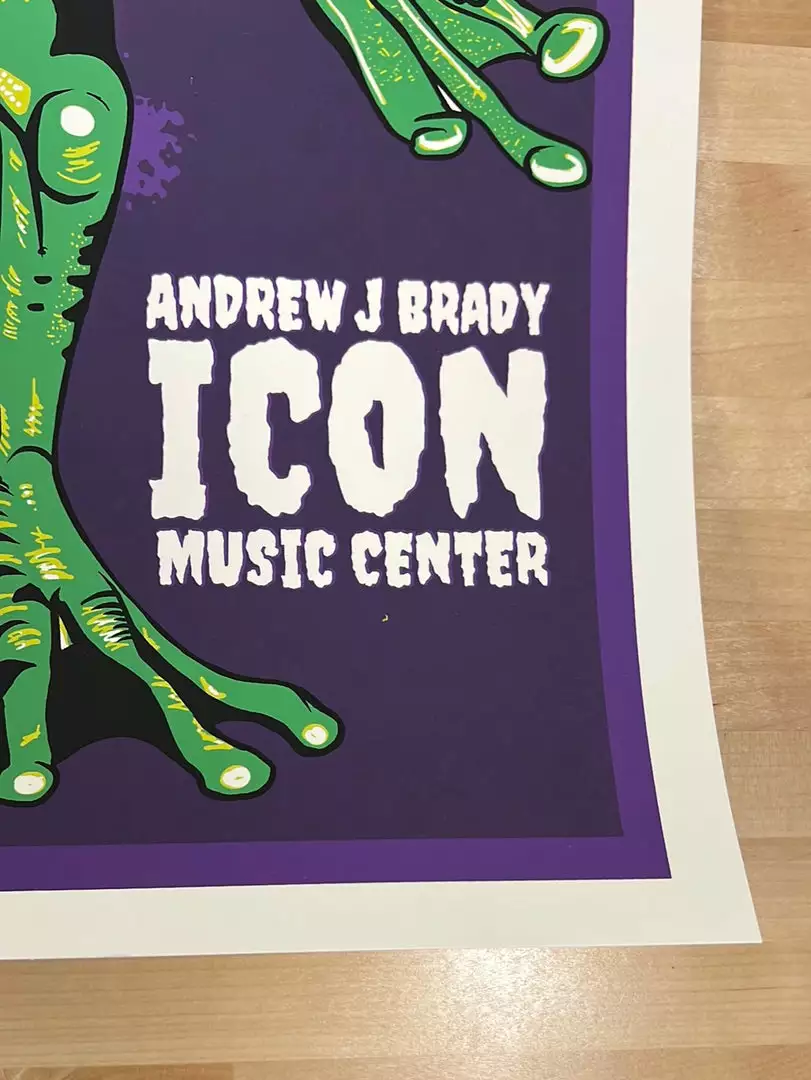 Foo Fighters - 2021 Brian Methe Poster Cincinnati, OH Gig Posters 7 Foo Fighters - 2021 Brian Methe Poster Cincinnati, OH Gig Posters